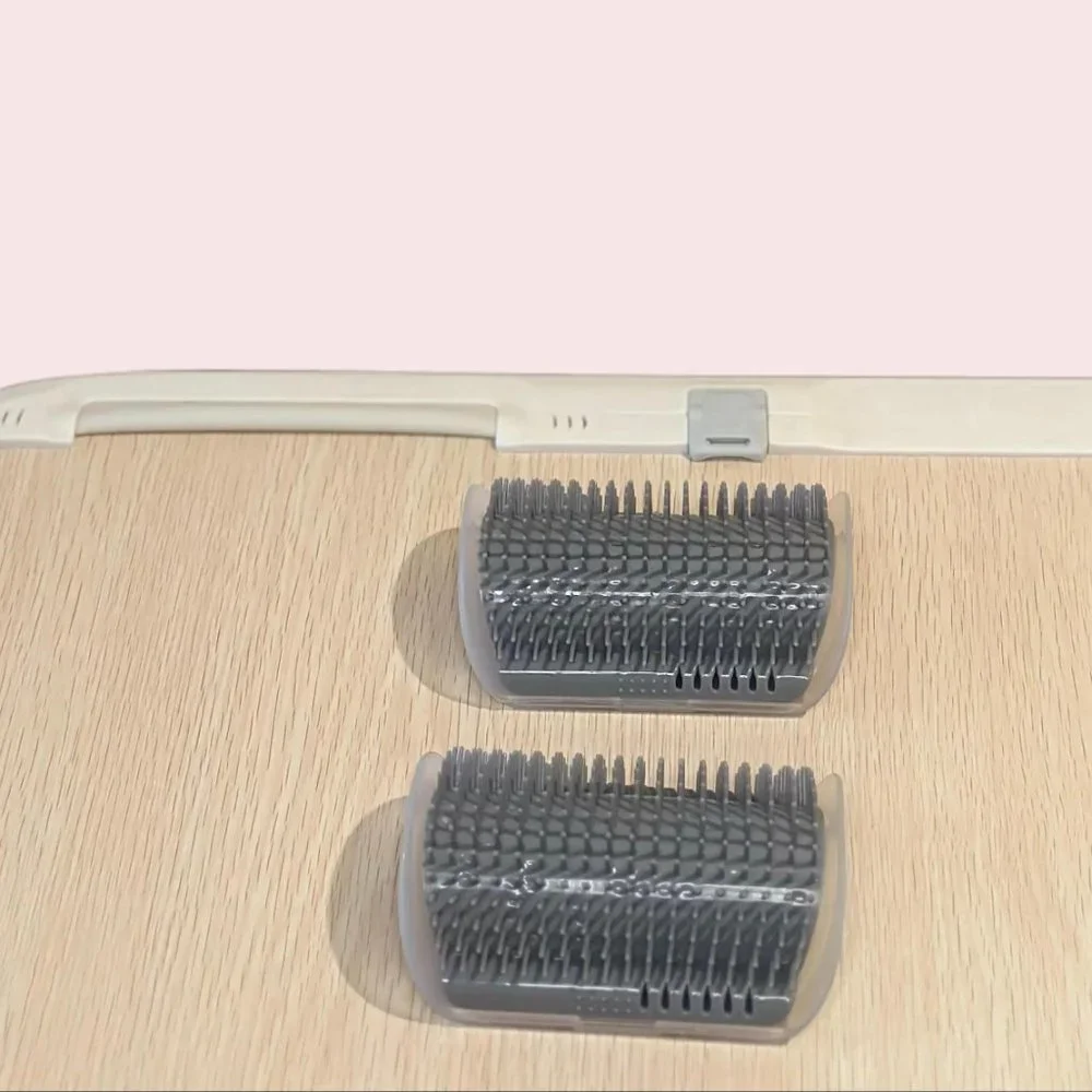 Cat Grooming Brush Set (3 Pieces) 1 Slicker Cat Brush 2 Cat Wall Corner Combs